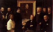 Henri Fantin-Latour Homage to Delacroix oil